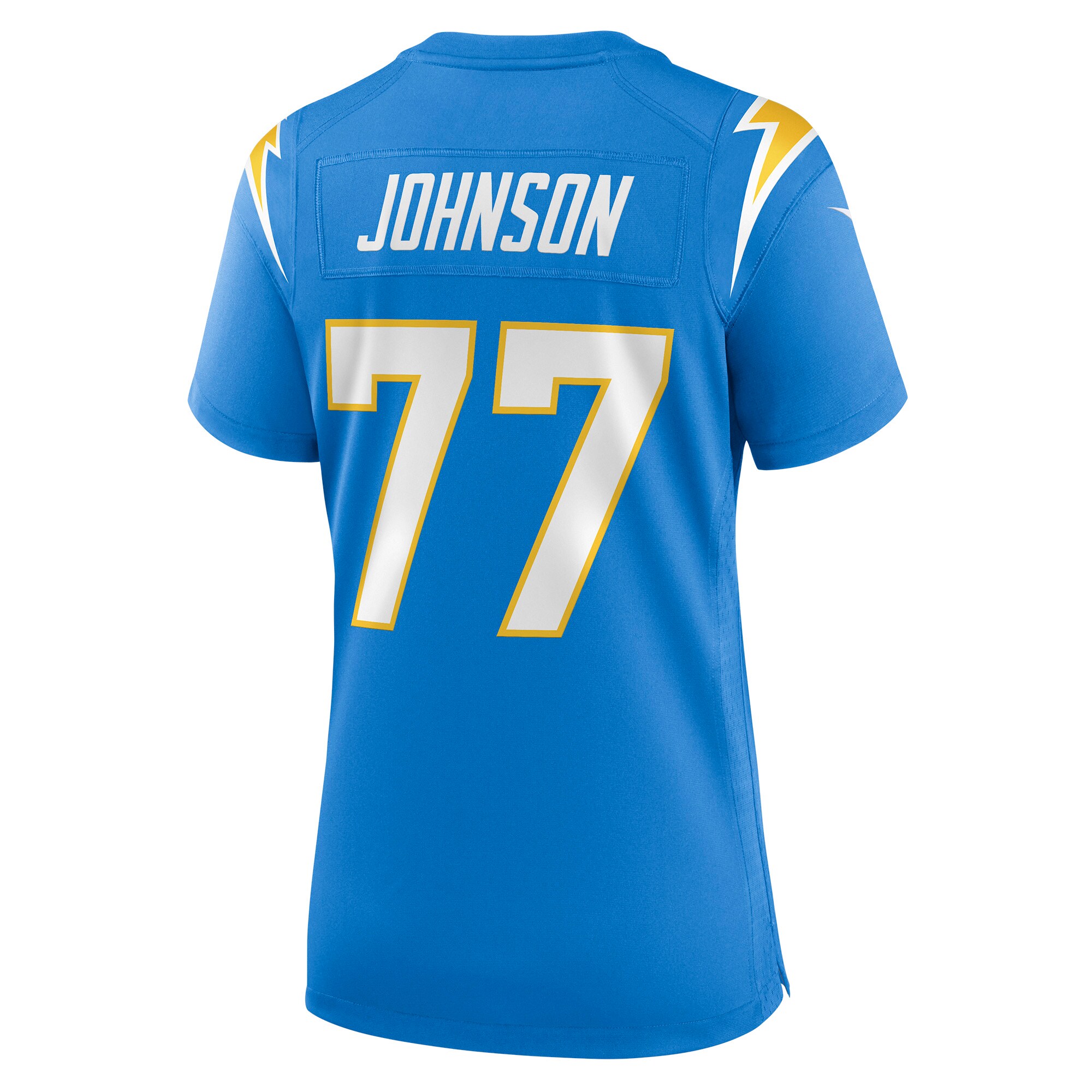 Zion Johnson Los Angeles Chargers Nike Women’s Player Game Jersey – Powder Blue Clowdercats